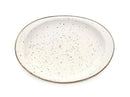 Round White Ceramic Plate Dinner Plate 26*18.9*2 cm