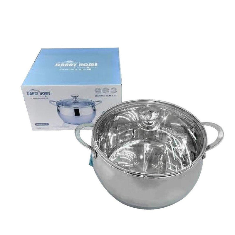 Stainless Steel Cooking Pot Casserole 20 cm