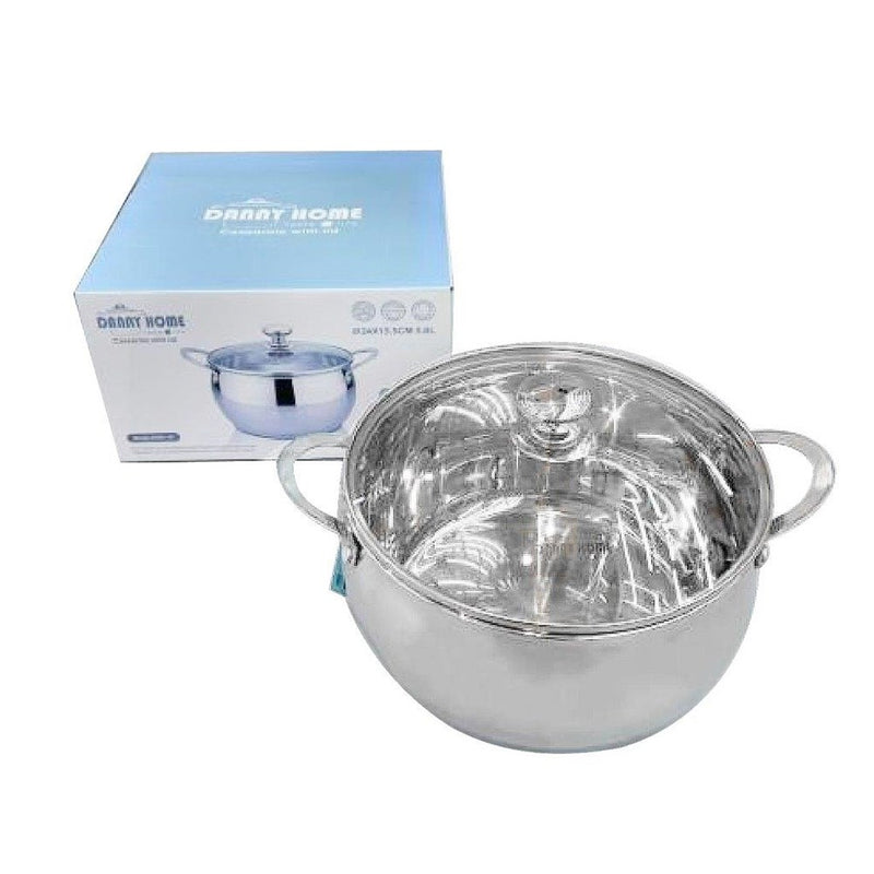 Stainless Steel Cooking Pot Casserole 24 cm