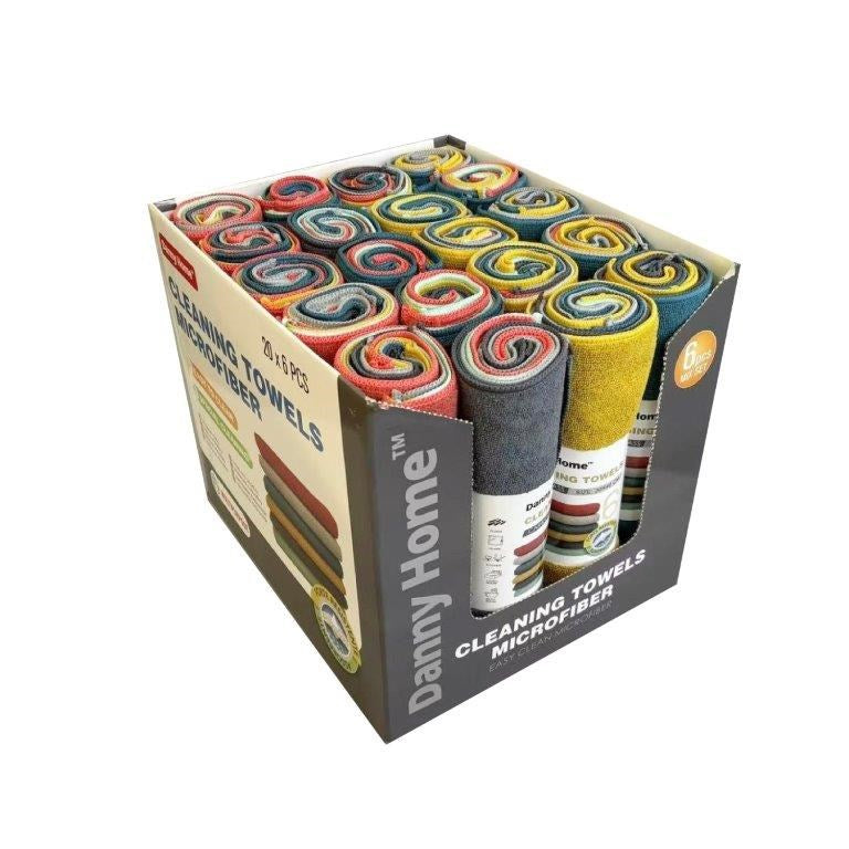 Microfibre Cleaning Hand Towel Pack of 6 30*40 cm