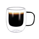 Double Wall Glass Coffee Mug Set of 2 Pcs 80 ml