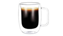 Double Wall Glass Coffee Mug Set/2 Pcs 8*11 cm