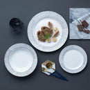 Abstract Design Ceramic Dinner Set of 18 Pcs