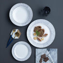 Abstract Design Ceramic Dinner Set of 18 Pcs