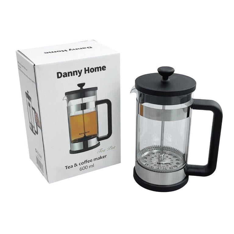Glass Tea & Coffee Maker Plunger 14*9.5*19 cm