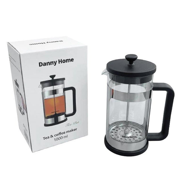 Glass Tea & Coffee Maker Plunger 15.5*10.5*22.1 cm