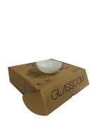 Glasscom Dinnerware White Coral Colour Glass Blowls Set of 7