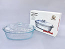 Oval Glass Baking Dish Casserole 2800 ml