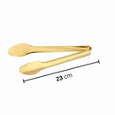 Gold Stainless Steel Kitchen Tongs - Buffet Tongs