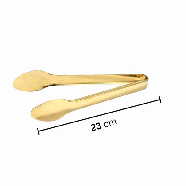 Gold Stainless Steel Kitchen Tongs - Buffet Tongs