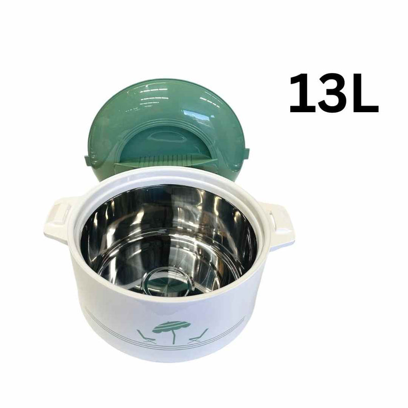 Green Hot Pot Insulated Food Warmer Casserole Set of 3 - 6L 9L 13L (Must select an Option for Sizes or Set)