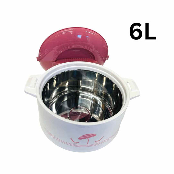 Pink Hot Pot Insulated Food Warmer Casserole Set of 3 - 6L 9L 13L (Must select an Option for Sizes or Set)