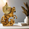 Sculpture Statue Resin Figurine Horse Deco Clock 44*33 cm
