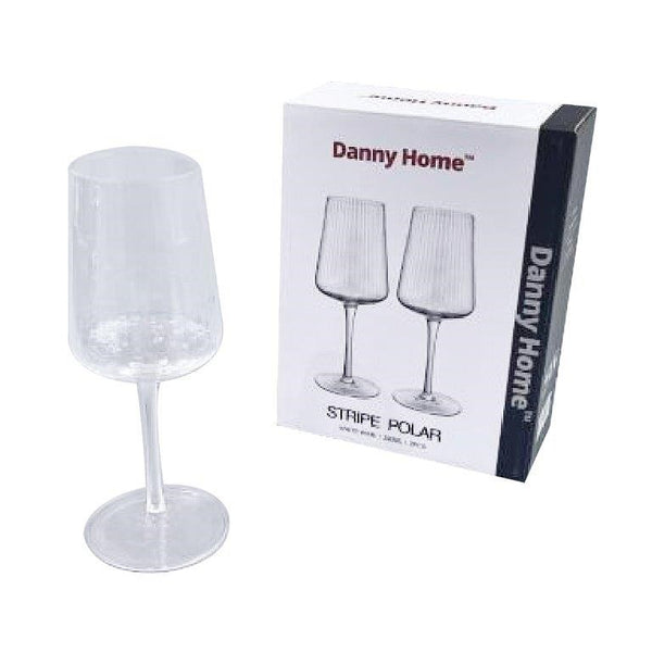 Lead Free Footed Glass Tumbler Set of 2 Pcs 390 ml