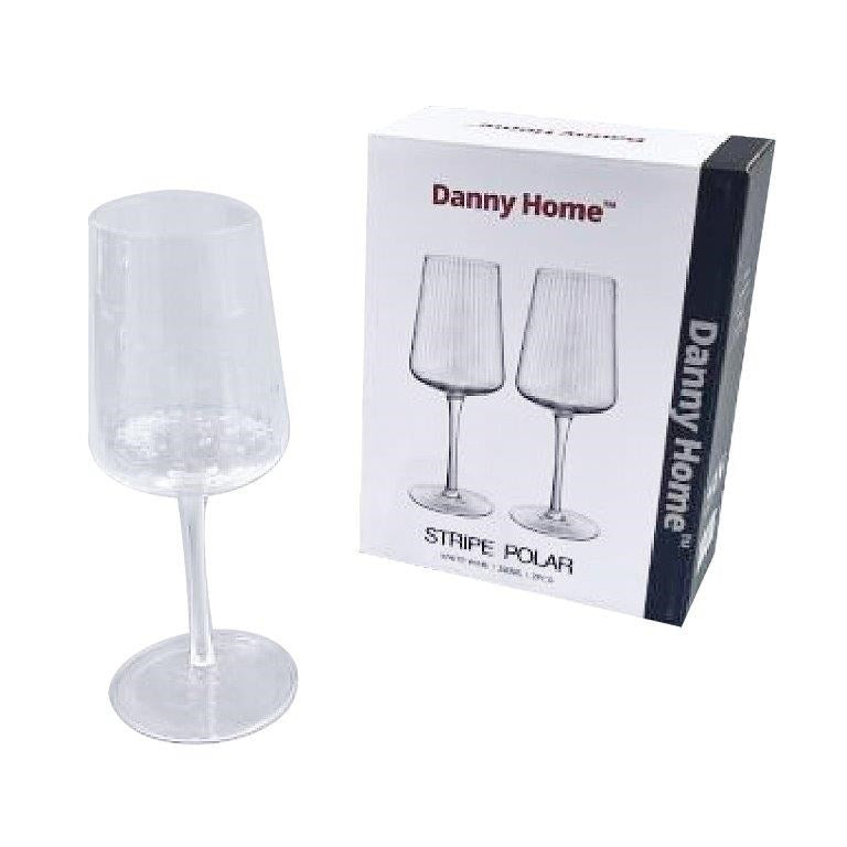 Lead Free Footed Glass Tumbler Set of 2 Pcs 390 ml