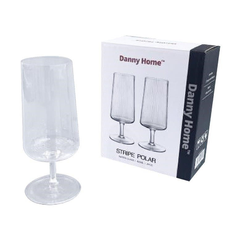 Lead Free Footed Glass Tumbler Set of 2 Pcs 400 ml
