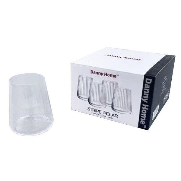 Lead Free Glass Tumbler Set of 4 Pcs 320 ml