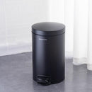 Danny Home Carbon Steel Pedal Rubbish Bin 12 Litre