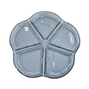 Colored Glass Divided Plate 30*2 cm