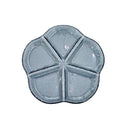 Colored Glass Divided Plate 25*2 cm