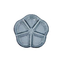 Colored Glass Divided Plate 19*2 cm