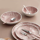 Abstract Design Ceramic Dinner Set of 24 Pcs