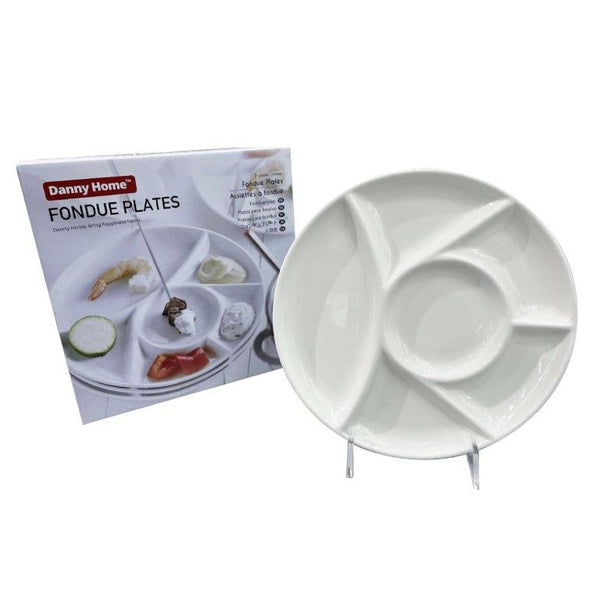 Ceramic Divided Plate 22.5*2 cm