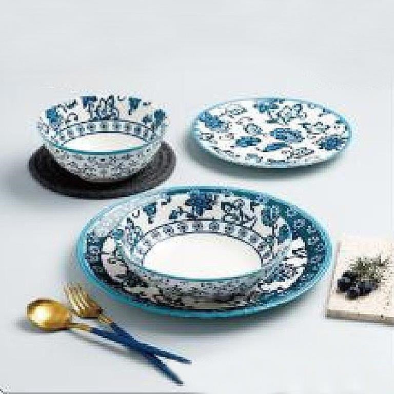 Buy Online Abstract Design Ceramic Dinner Set of 24 Pcs | Classic ...