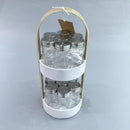 Glass Spice Rack Shaker Set/14 Pcs 15*15*35.2 cm