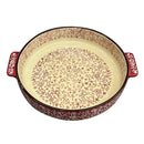 Round Porcelain Baking Dish 29.5*25.8*4.8 cm