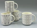 Ceramic Coffee Mug Abstract Print 450 ml