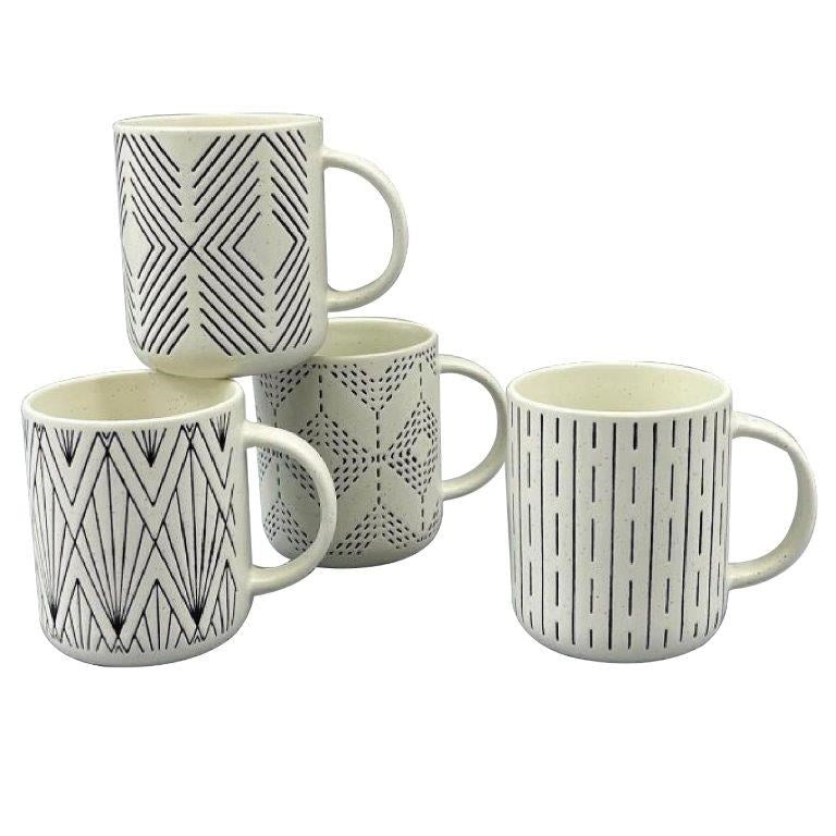 Ceramic Coffee Mug Abstract Print 450 ml