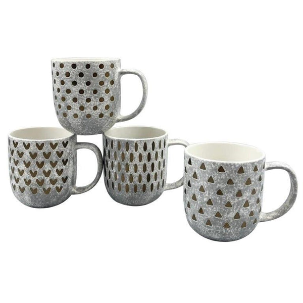 Ceramic Coffee Mug Abstract Print 400 ml