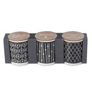 Ceramic Canister Set of 3 Pcs  10*10*11 cm