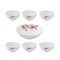 Royal Floral Pattern Opal Glass Soup Set of 7 pcs - Classic Homeware & Gifts