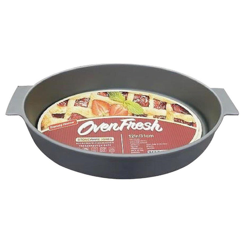 Round Porcelain Baking Dish 32*20.3*5.8 cm