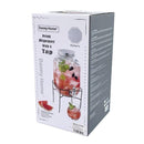 Glass Beverage Dispenser w Tap & Stand Set 4 Litre