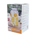 Glass Beverage Dispenser w Tap 3.5 Litre