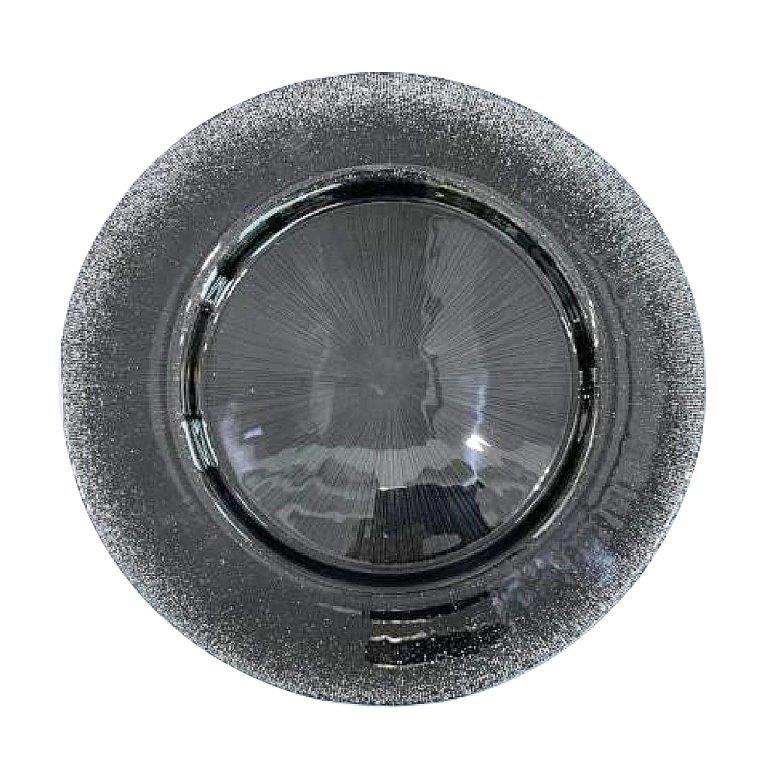 Colored Glass Serving Plate 33*2 cm