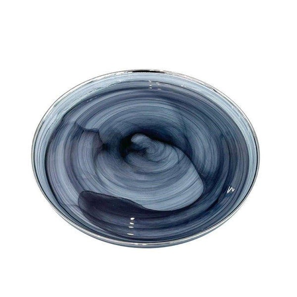 Colored Glass Serving Plate 27*2 cm