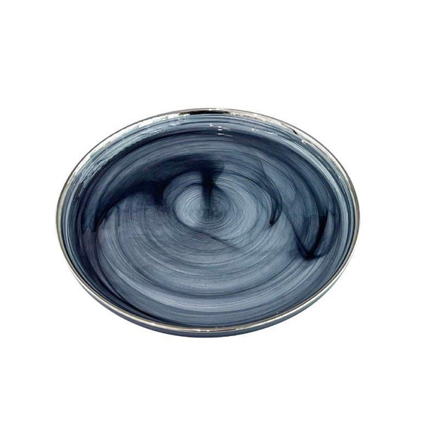 Colored Glass Serving Plate 21*2 cm