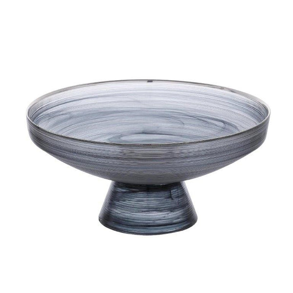 Footed Colored Glass Cake Server 33*14.5 cm