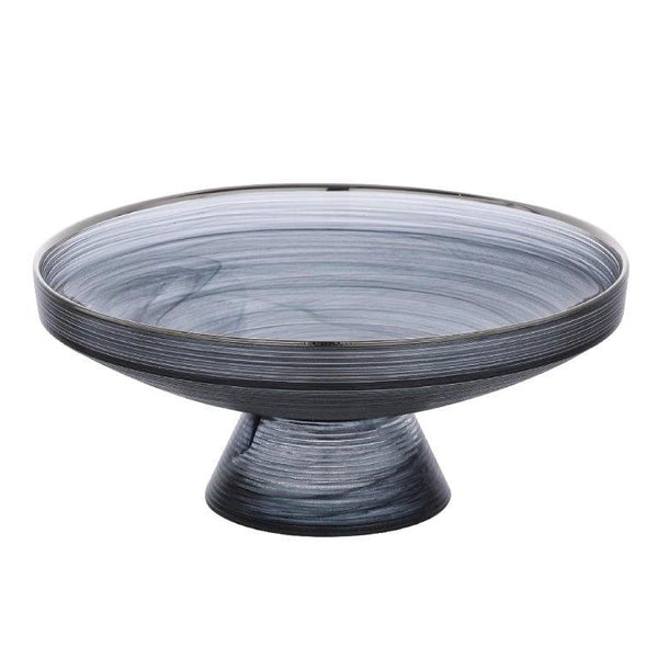 Footed Colored Glass Cake Server 25*11 cm