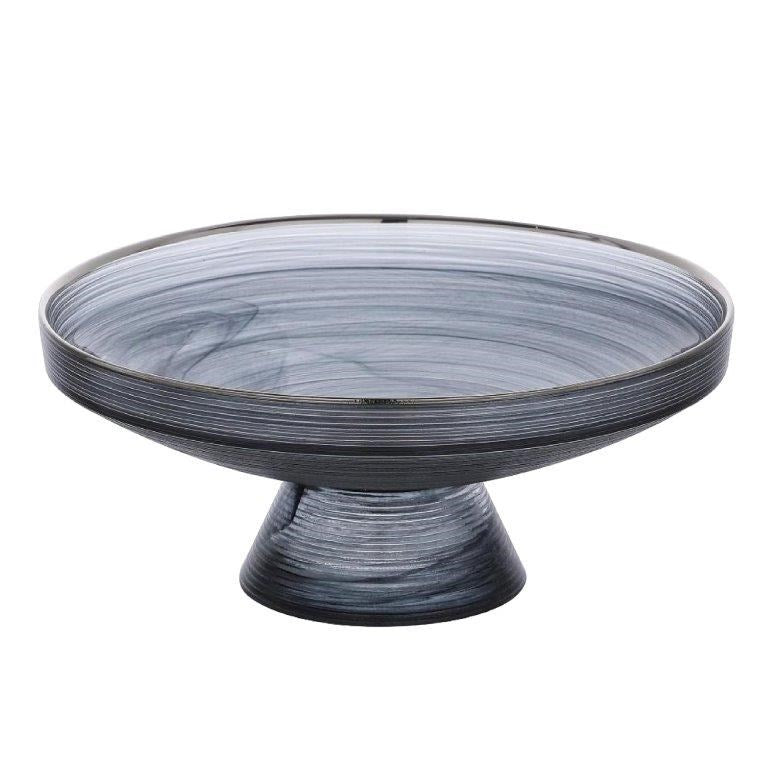 Footed Colored Glass Cake Server 25*11 cm