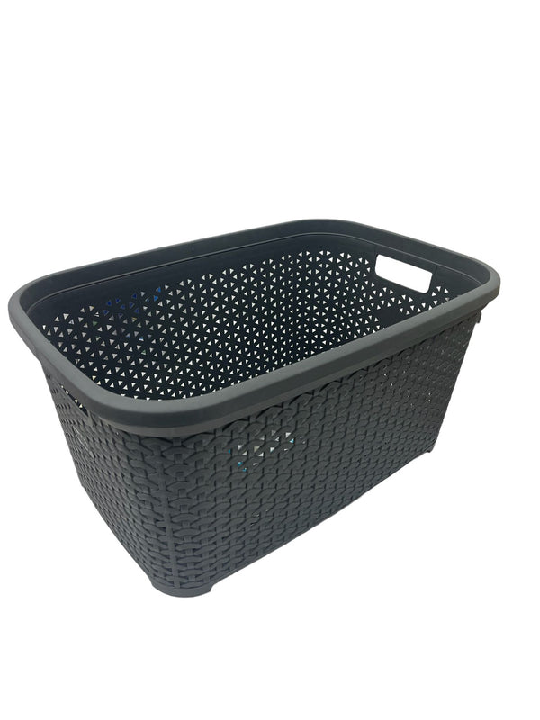 Multipurpose laundry basket storage rattan 35 Ltr 53*36.5*36 cm