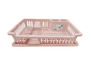 Premium Quality Dish Drainer Plate Drying Rack Cutlery Holder with Tray 40*29*8.5 cm
