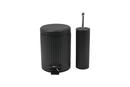 Pedal Ruubish Bin & Toilet Brush Set 5 L