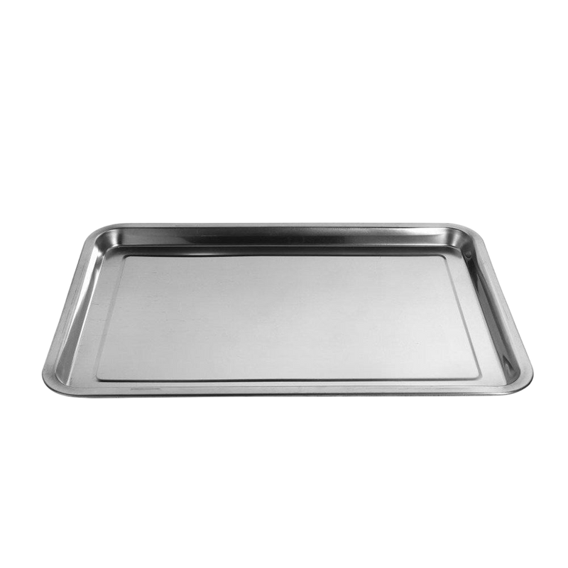 dollar store-Stainless Steel Baking Tray Rectangular Shallow 35*26 cm 2 cm Depth-Classic Homeware &amp; Gifts
