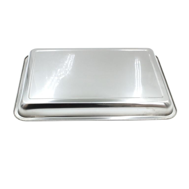 dollar store-Stainless Steel Baking Tray Rectangular Shallow 35*26 cm 2 cm Depth-Classic Homeware &amp; Gifts