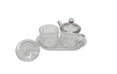 Acrylic Double Sugar Bowl Set 2, Milk Jar-220ML, Sugar Jar-220ML